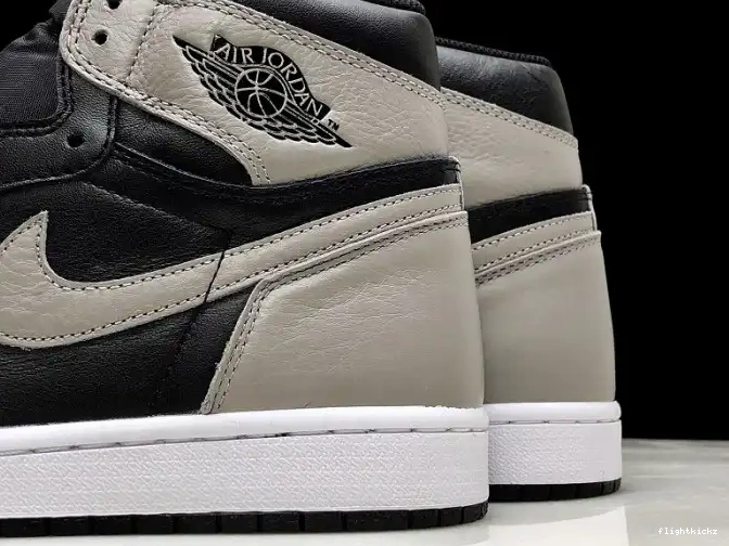 555088-013 Black Retro Shadow High 1 Grey Jordan Air OG 0520